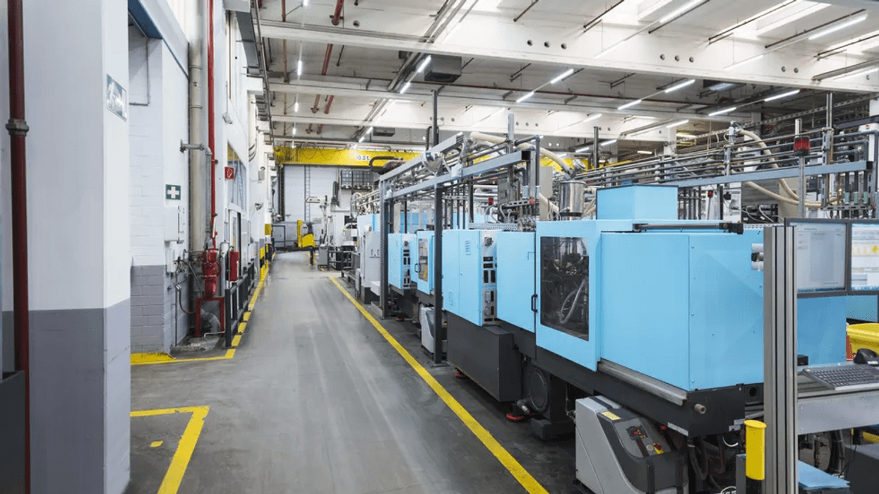 Factory floor equipment.
